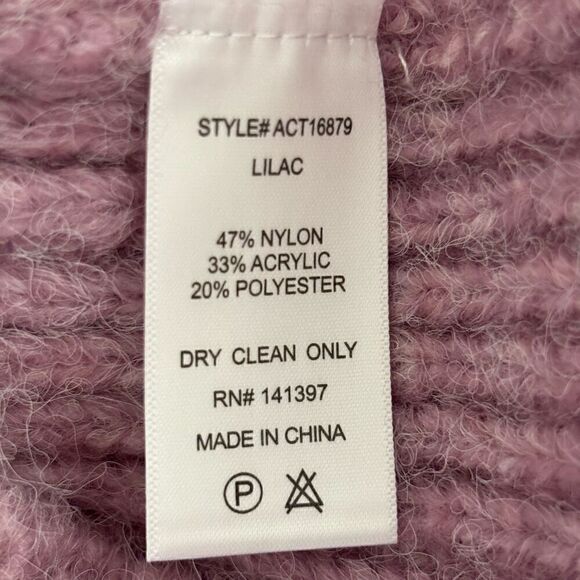 ASTR the Label Lizette Sweater Lilac M new - Picture 7 of 10
